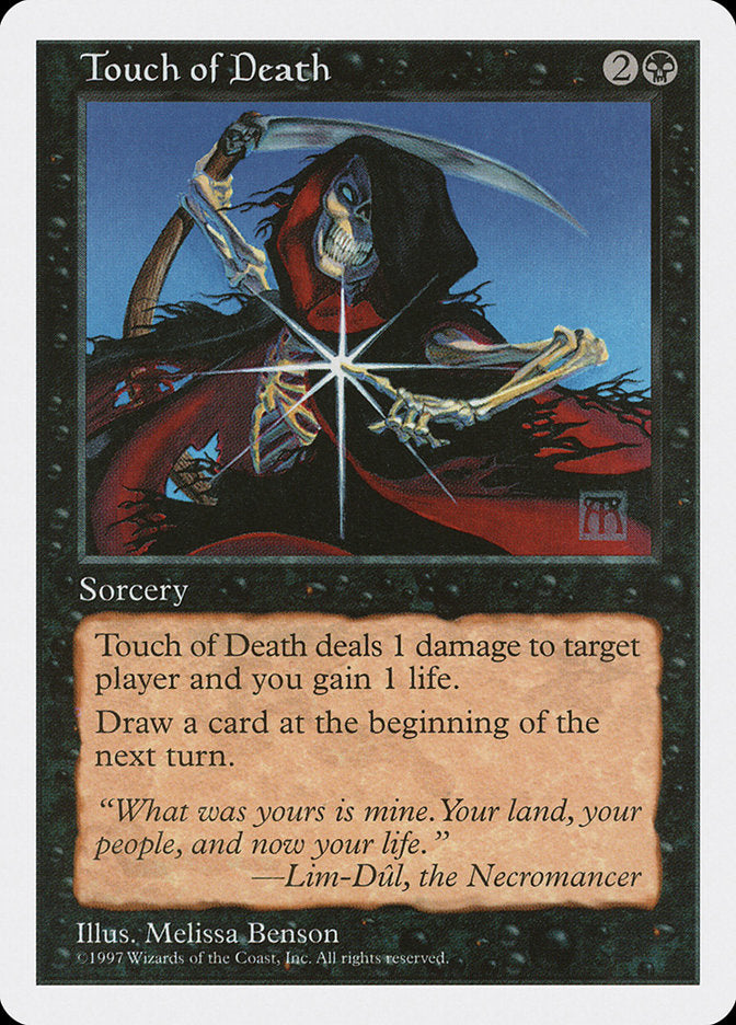 Touch of Death [Fifth Edition] Magic: The Gathering