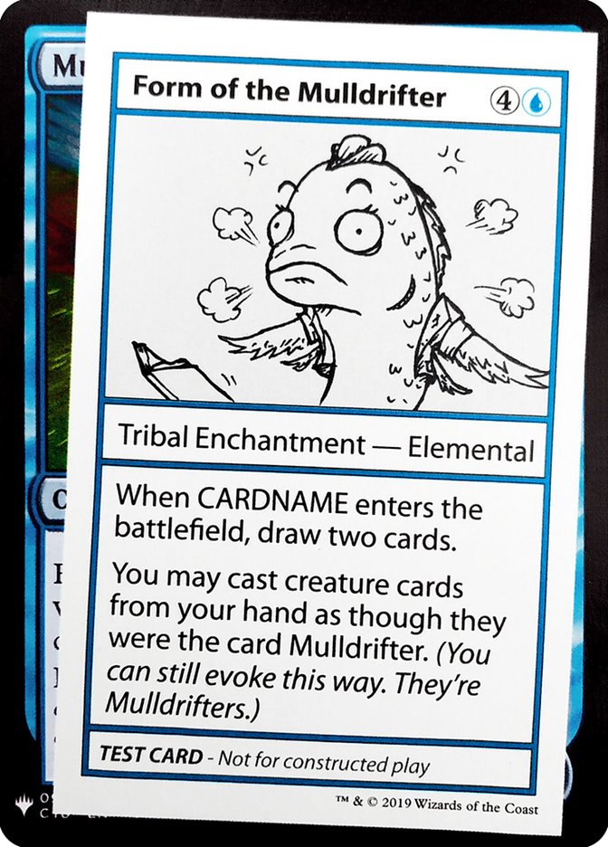 Form of the Mulldrifter [Mystery Booster Playtest Cards] Magic: The Gathering