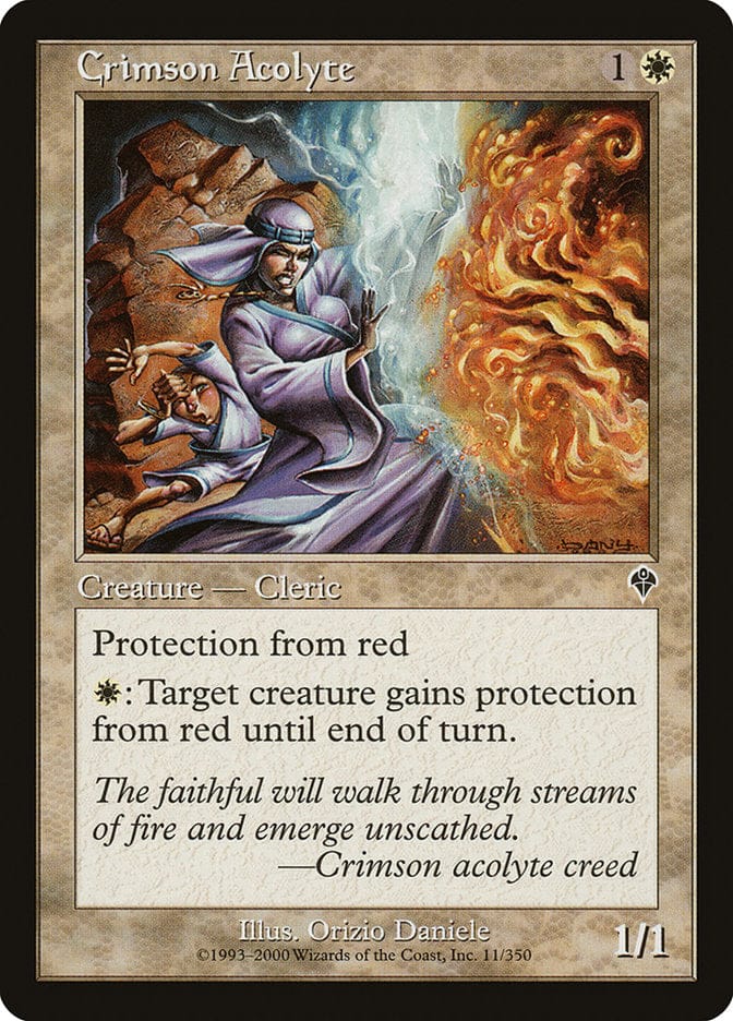 Crimson Acolyte [Invasion] Magic: The Gathering