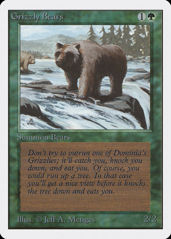 Grizzly Bears [Unlimited Edition] Magic: The Gathering
