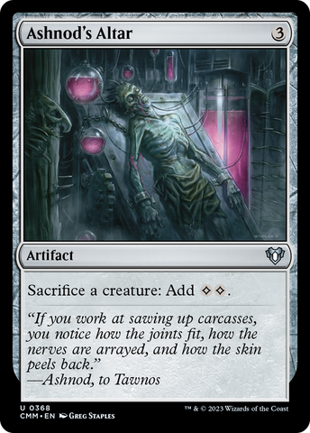 Ashnod's Altar [Commander Masters] Magic: The Gathering