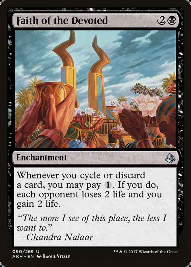 Faith of the Devoted [Amonkhet] Magic: The Gathering
