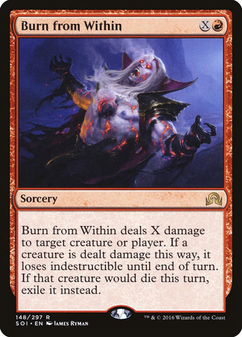 Burn from Within [Shadows over Innistrad] Magic: The Gathering