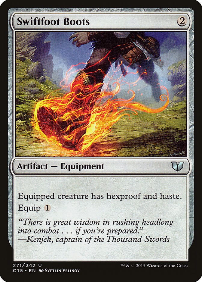 Swiftfoot Boots [Commander 2015] Magic: The Gathering