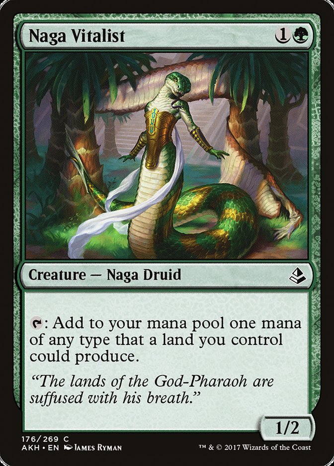 Naga Vitalist [Amonkhet] Magic: The Gathering