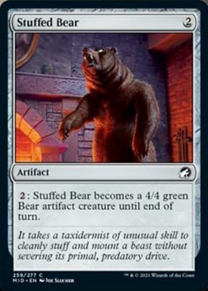 Stuffed Bear [Innistrad: Midnight Hunt] Magic: The Gathering