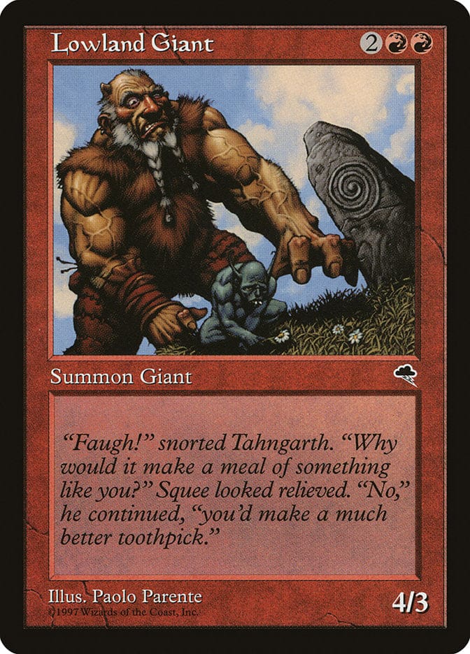 Lowland Giant [Tempest] Magic: The Gathering