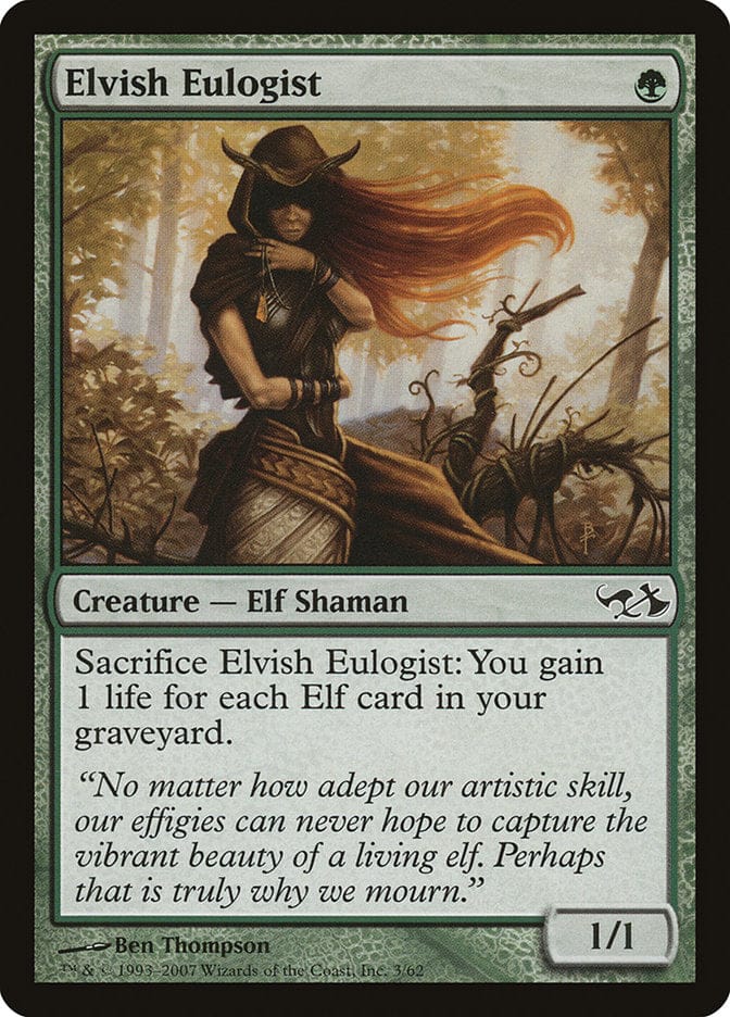 Elvish Eulogist [Duel Decks: Elves vs. Goblins] Magic: The Gathering