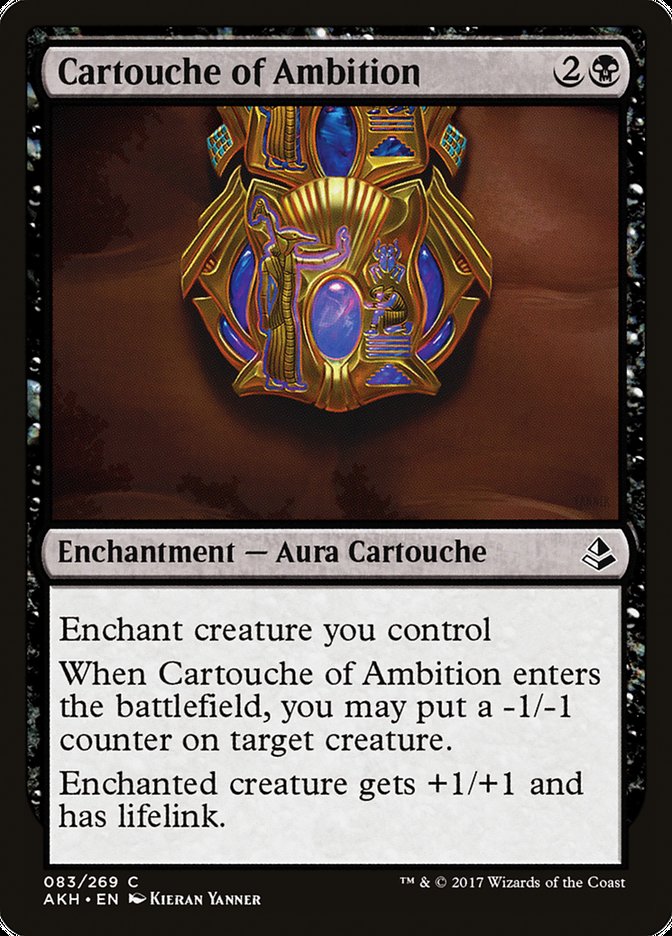 Cartouche of Ambition [Amonkhet] Magic: The Gathering