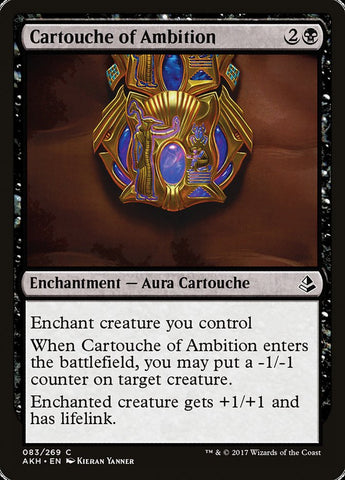 Cartouche of Ambition [Amonkhet] Magic: The Gathering