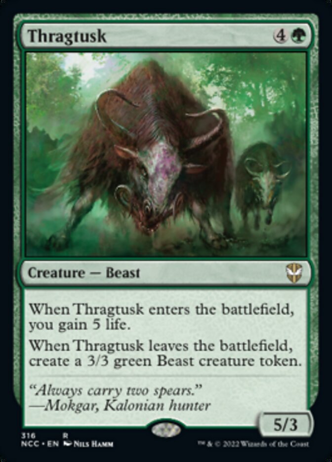 Thragtusk [Streets of New Capenna Commander] Magic: The Gathering