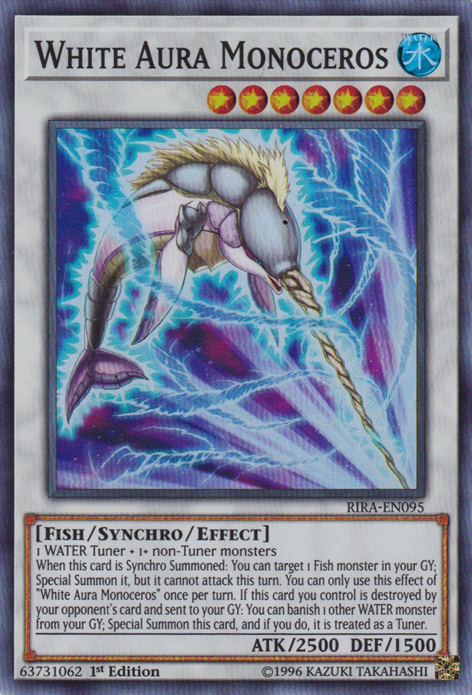 White Aura Monoceros [RIRA-EN095] Super Rare - Yugioh Cards For Your TCG Needs!