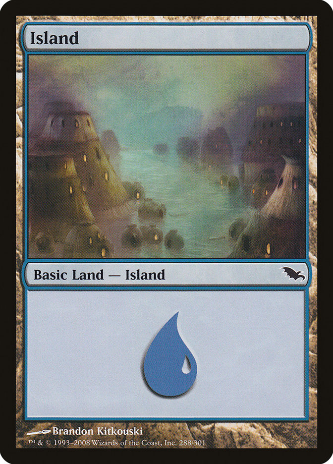 Island (288) [Shadowmoor] Magic: The Gathering