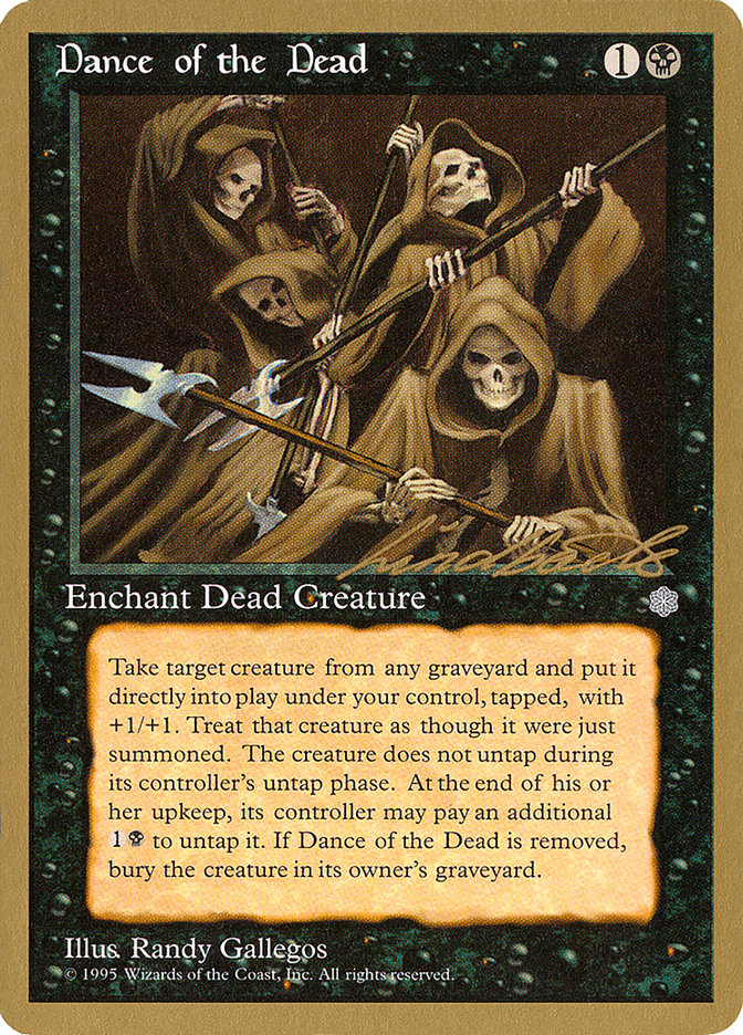 Dance of the Dead (Leon Lindback) [Pro Tour Collector Set] Magic: The Gathering