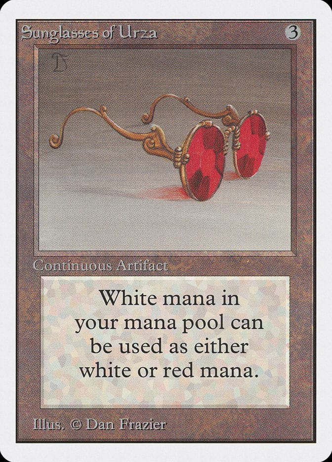 Sunglasses of Urza [Unlimited Edition] Magic: The Gathering