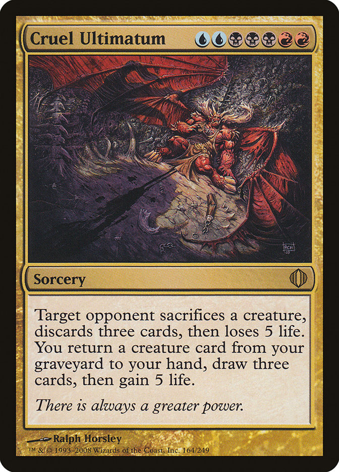 Cruel Ultimatum [Shards of Alara] Magic: The Gathering