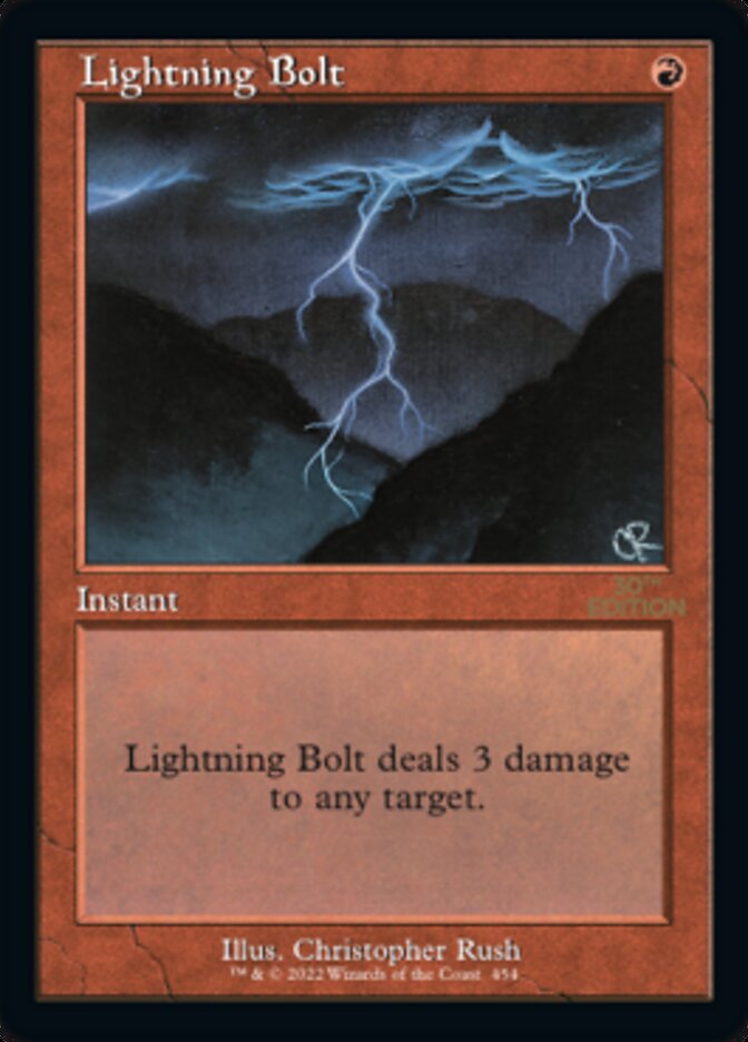 Lightning Bolt (Retro) [30th Anniversary Edition] Magic: The Gathering