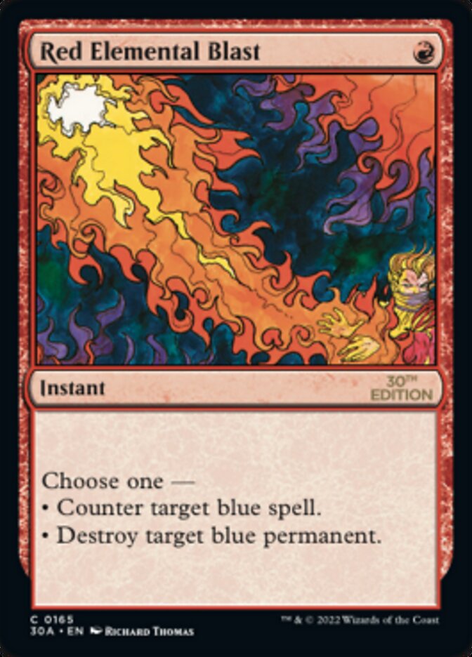 Red Elemental Blast [30th Anniversary Edition] Magic: The Gathering