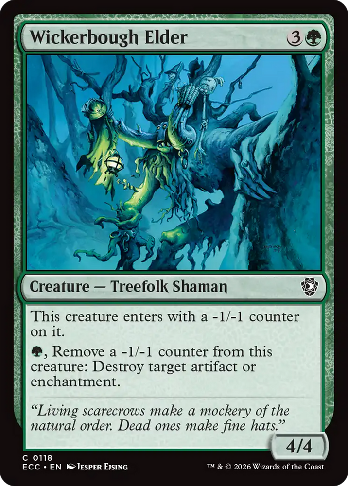 Wickerbough Elder [Lorwyn Eclipsed Commander] Magic: The Gathering