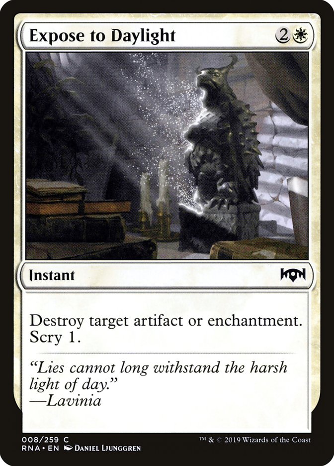 Expose to Daylight [Ravnica Allegiance] Magic: The Gathering