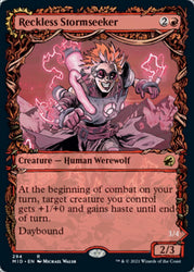 Reckless Stormseeker // Storm-Charged Slasher (Showcase Equinox) [Innistrad: Midnight Hunt] Magic: The Gathering