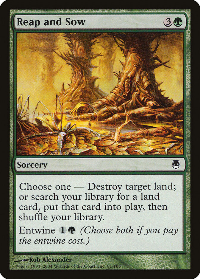 Reap and Sow [Darksteel] Magic: The Gathering