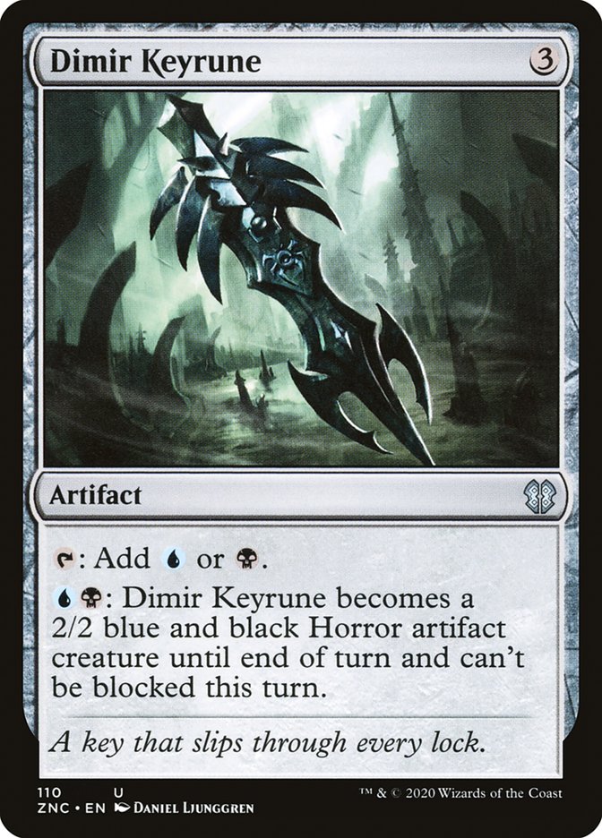 Dimir Keyrune [Zendikar Rising Commander] Magic: The Gathering