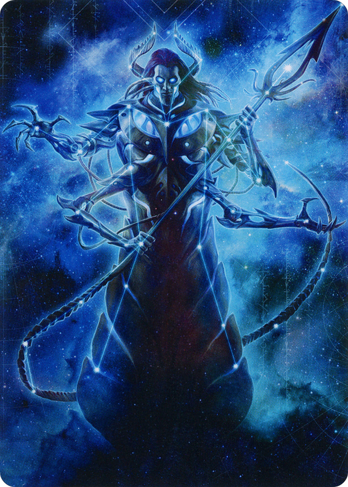 Heliod, the Warped Eclipse Art Card [March of the Machine Art Series] Magic: The Gathering