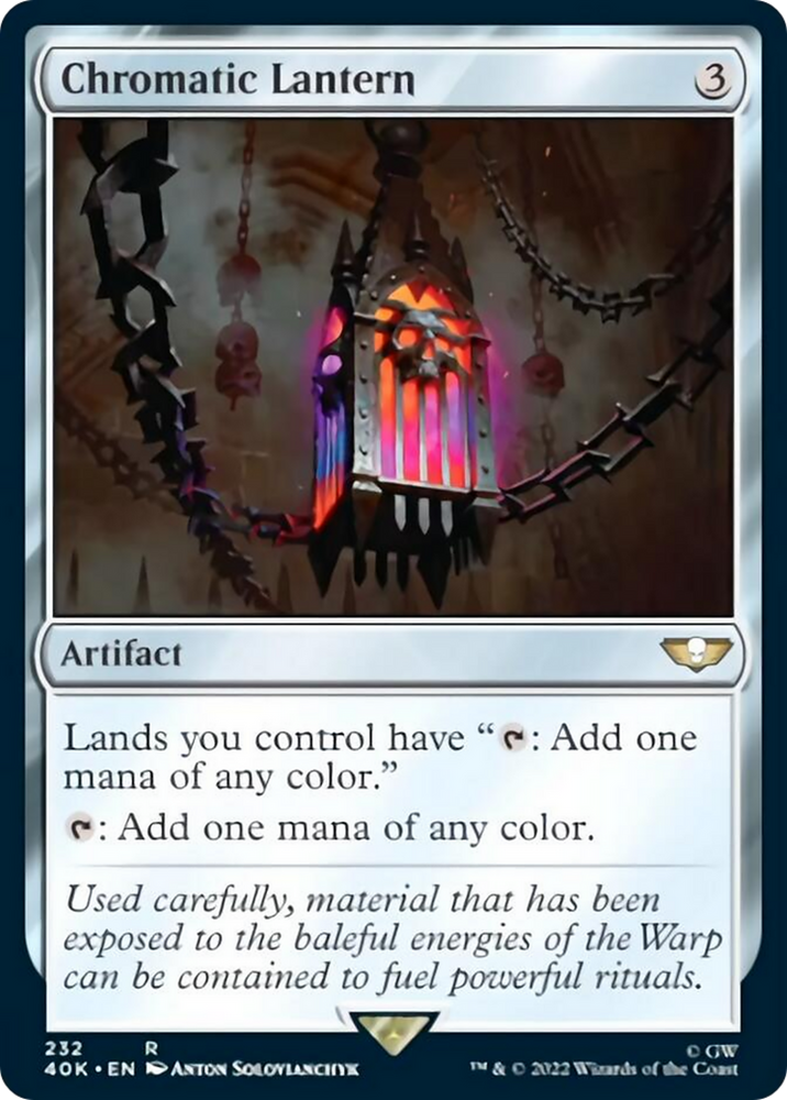 Chromatic Lantern (Surge Foil) [Warhammer 40,000] Magic: The Gathering