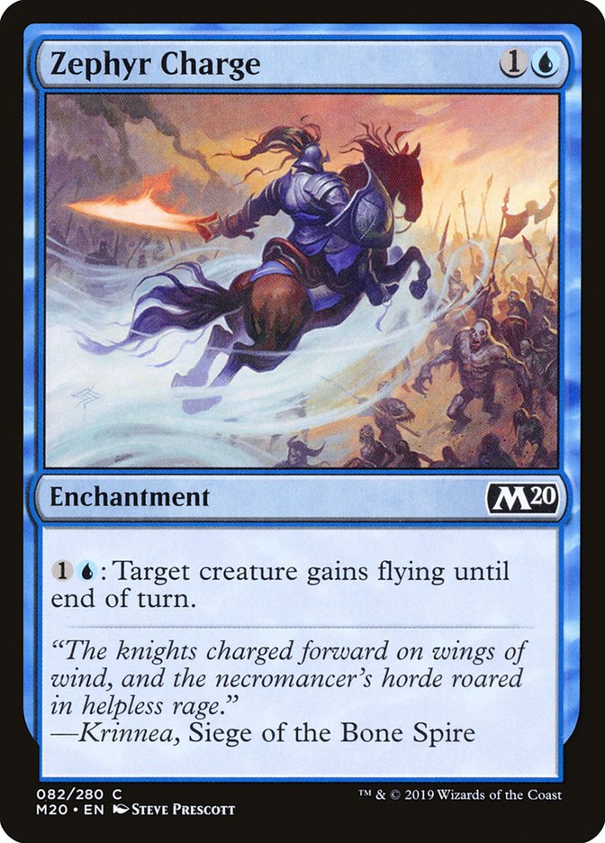 Zephyr Charge [Core Set 2020] Magic: The Gathering