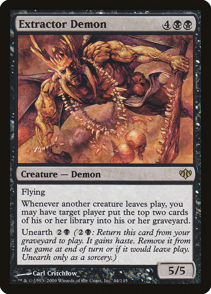 Extractor Demon [Conflux] Magic: The Gathering