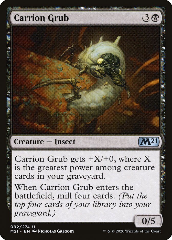 Carrion Grub [Core Set 2021] Magic: The Gathering