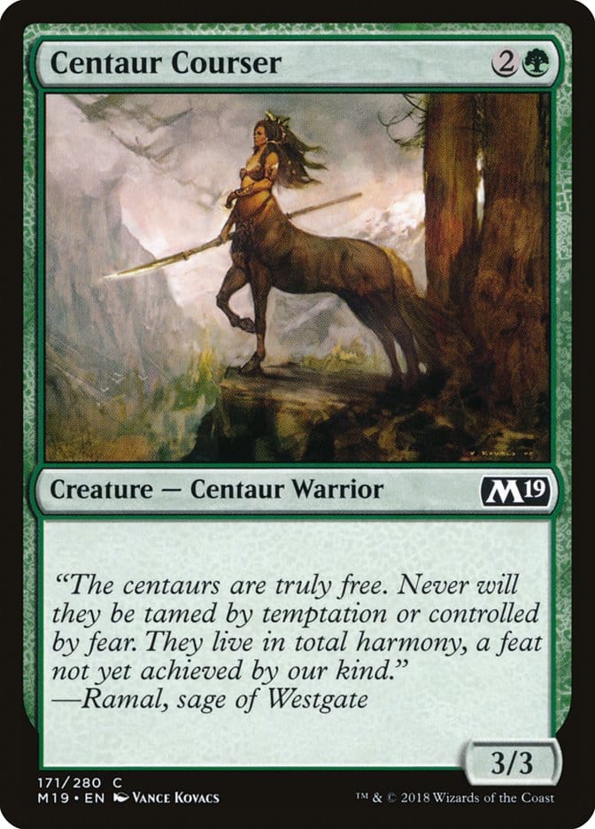 Centaur Courser [Core Set 2019] Magic: The Gathering