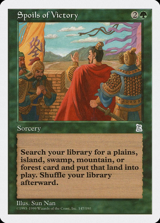 Spoils of Victory [Portal Three Kingdoms] Magic: The Gathering