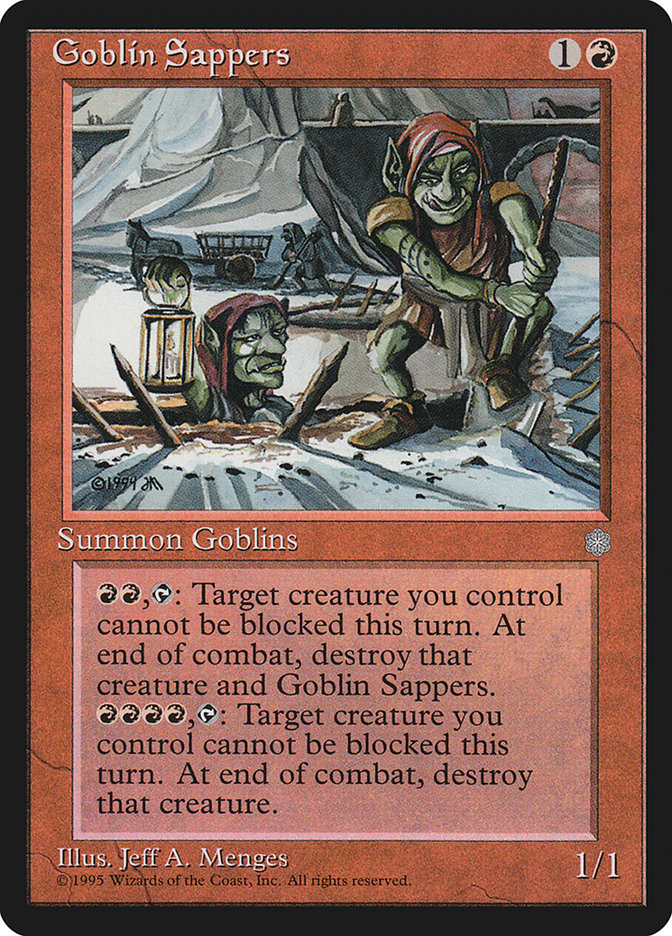 Goblin Sappers [Ice Age] Magic: The Gathering