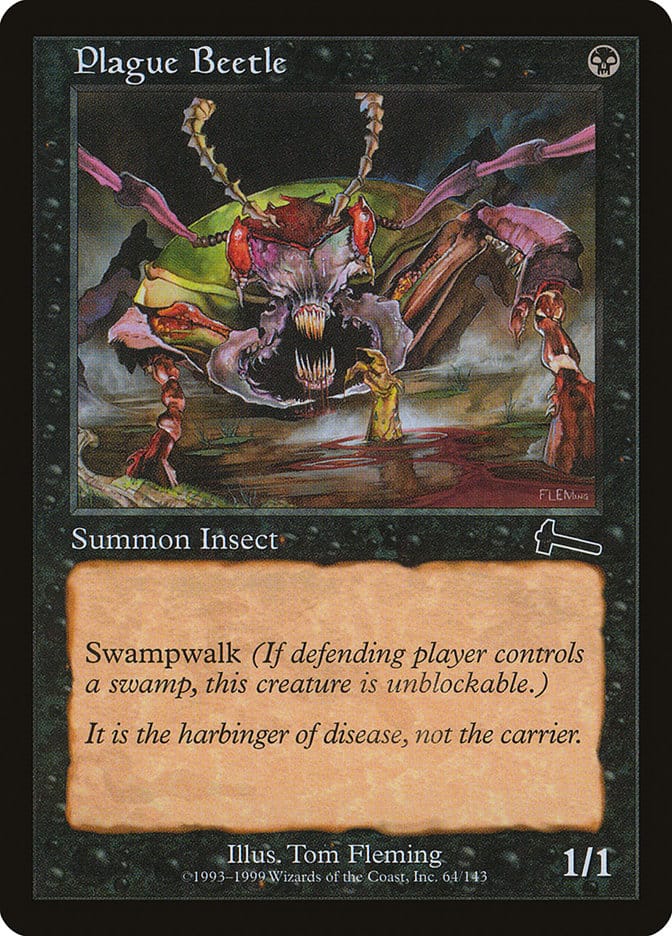 Plague Beetle [Urza's Legacy] Magic: The Gathering