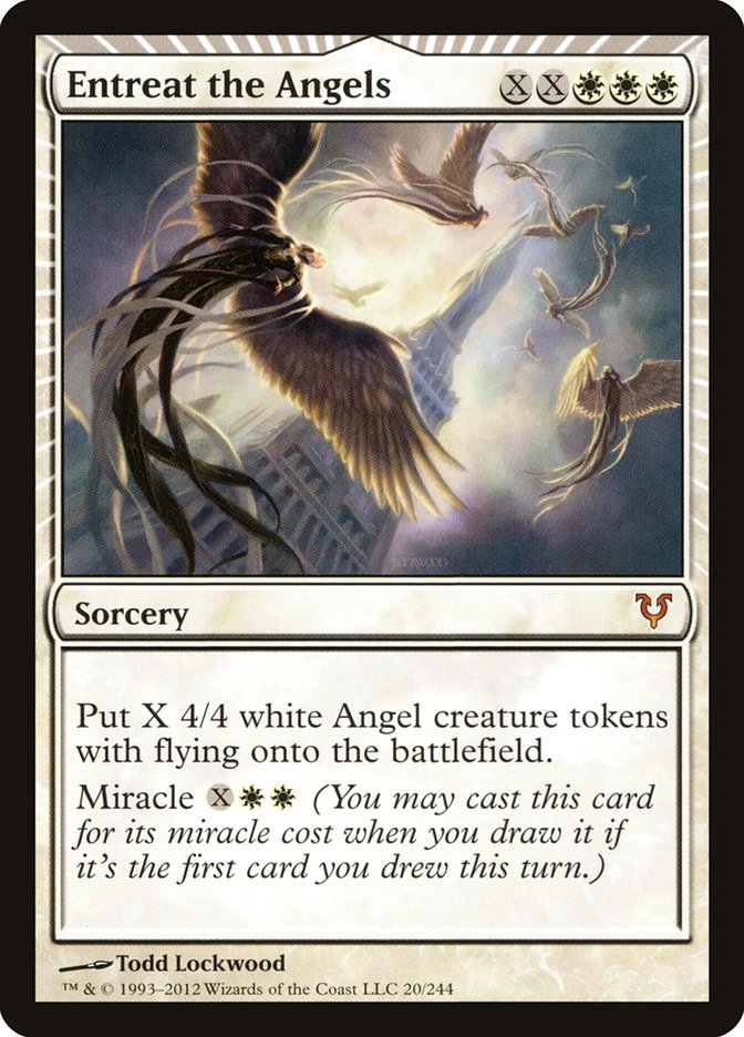 Entreat the Angels [Avacyn Restored] Magic: The Gathering