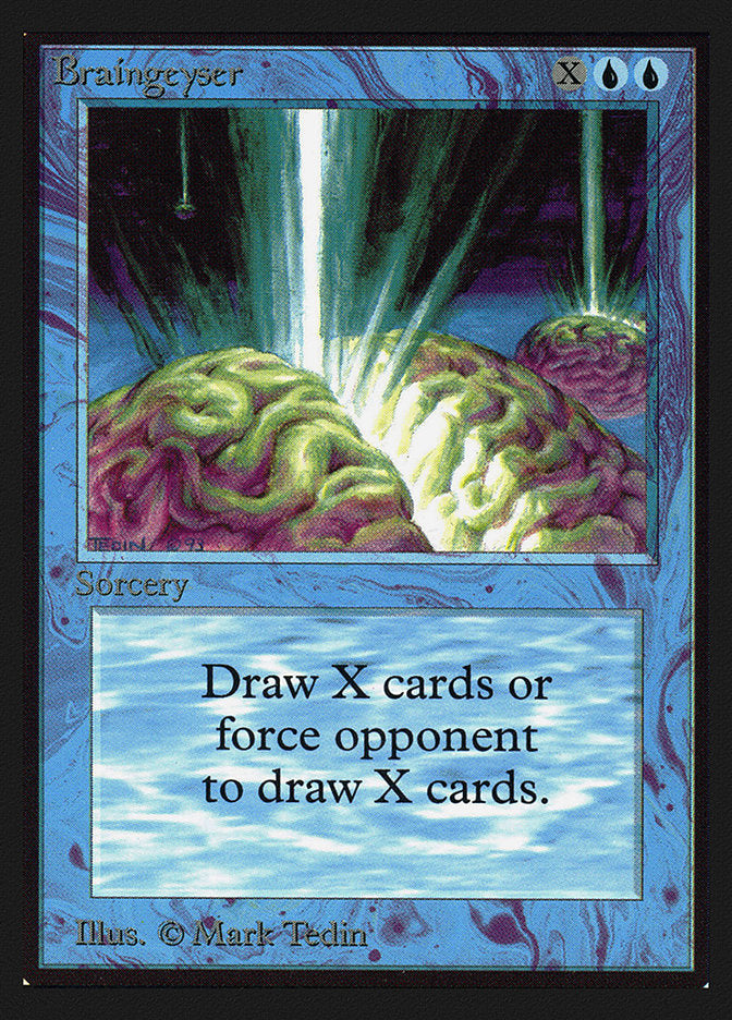 Braingeyser [International Collectors' Edition] Magic: The Gathering