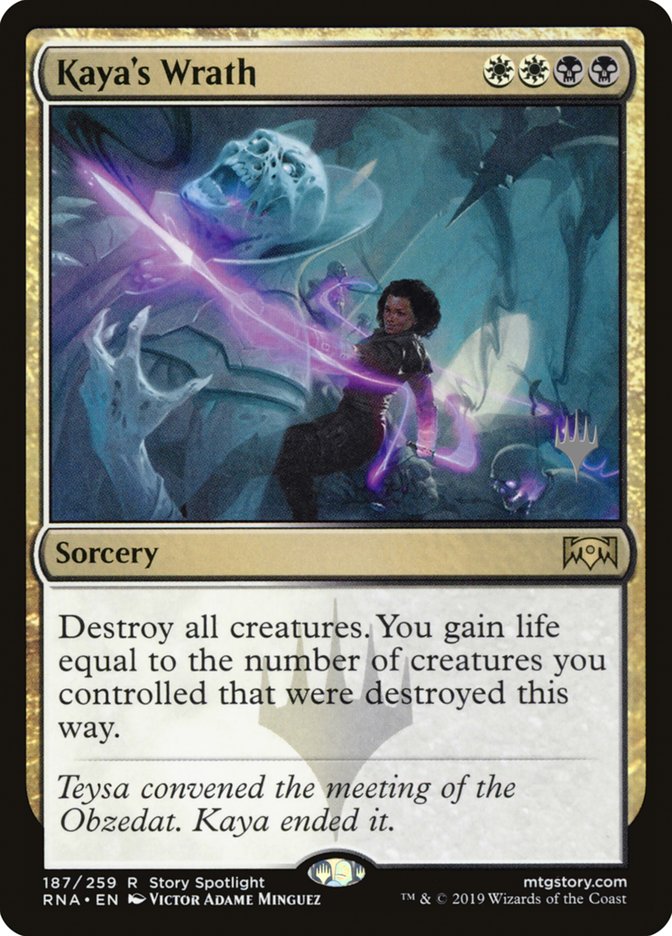 Kaya's Wrath (Promo Pack) [Ravnica Allegiance Promos] Magic: The Gathering