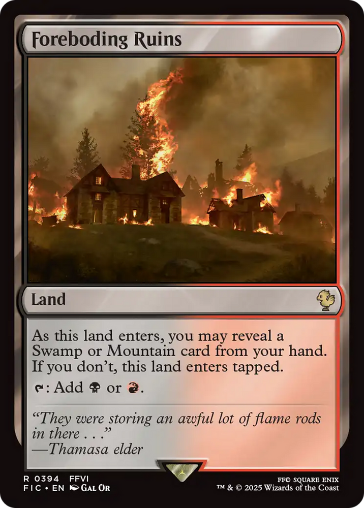 Foreboding Ruins [FINAL FANTASY Commander] Magic: The Gathering