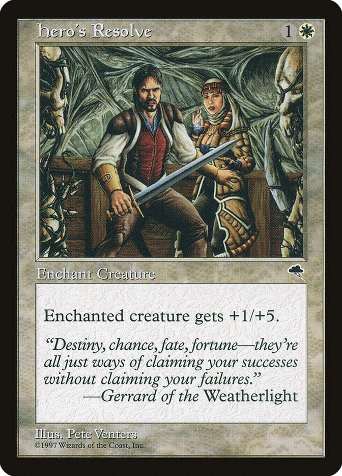 Hero's Resolve [Tempest] Magic: The Gathering