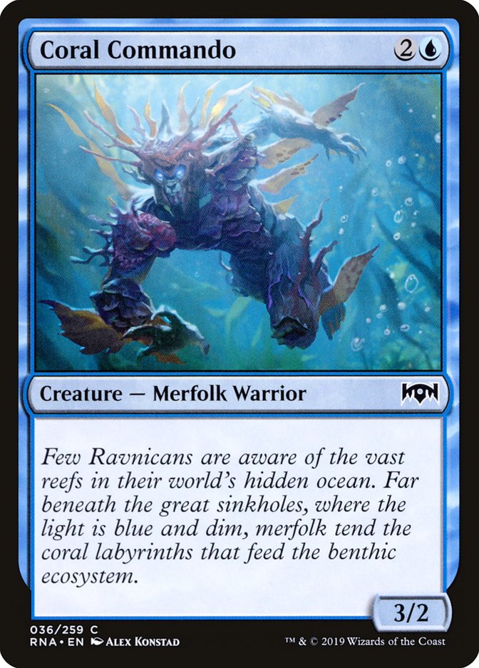 Coral Commando [Ravnica Allegiance] Magic: The Gathering