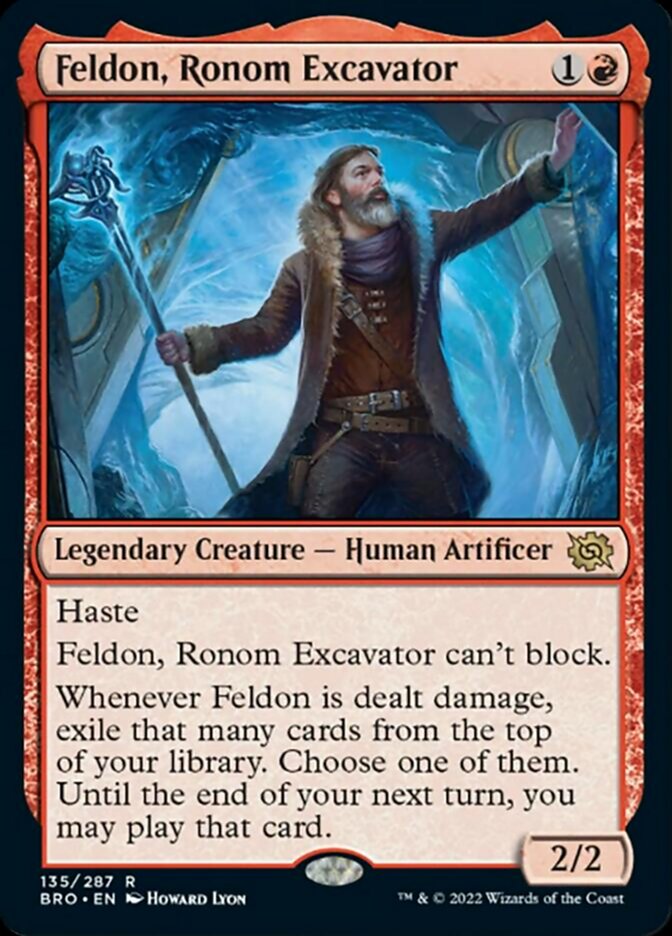 Feldon, Ronom Excavator [The Brothers' War] Magic: The Gathering