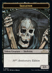 Skeleton Token [30th Anniversary Tokens] Magic: The Gathering
