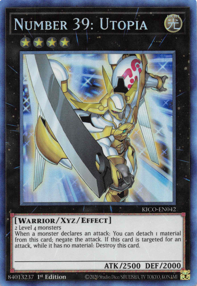 Number 39: Utopia (Collector's Rare) [KICO-EN042] Collector's Rare - Yugioh Cards For Your TCG Needs!