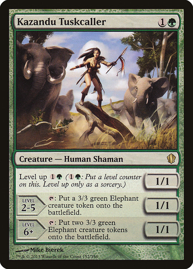Kazandu Tuskcaller [Commander 2013] Magic: The Gathering