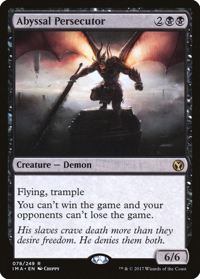 Abyssal Persecutor [Iconic Masters] Magic: The Gathering