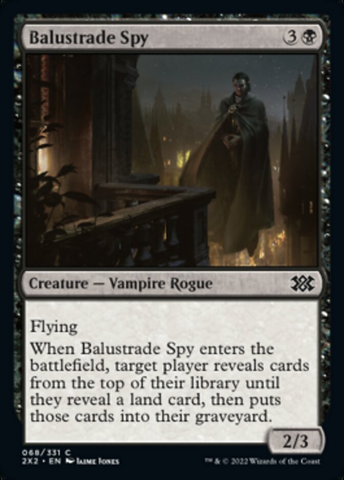 Balustrade Spy [Double Masters 2022] Magic: The Gathering
