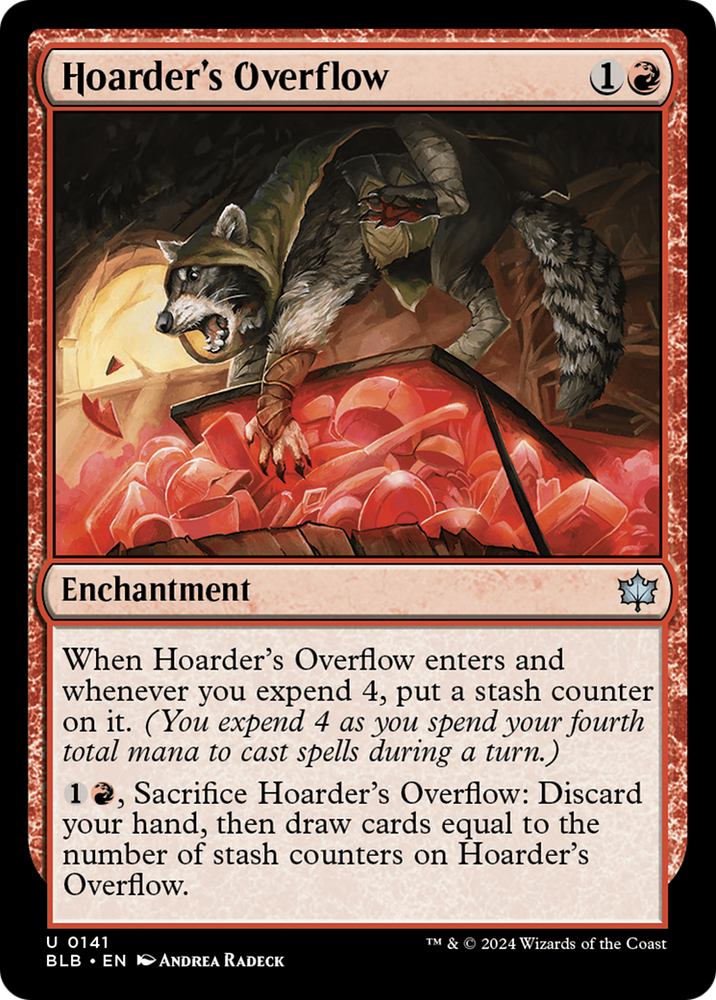 Hoarder's Overflow [Bloomburrow] Magic: The Gathering