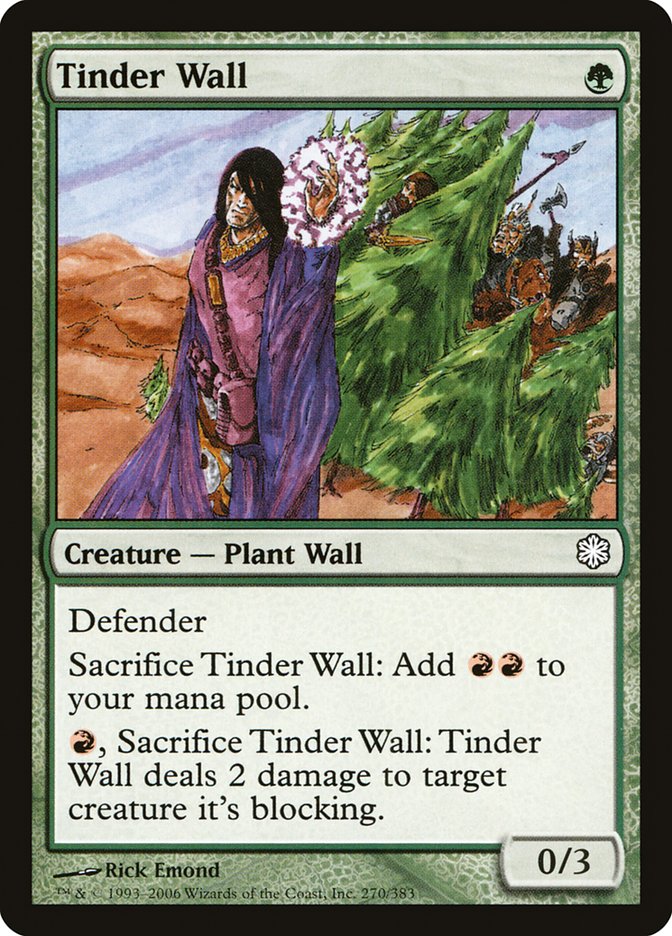 Tinder Wall [Coldsnap Theme Decks] Magic: The Gathering